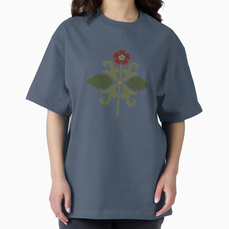 red stylized flower by sarahsdesigns02