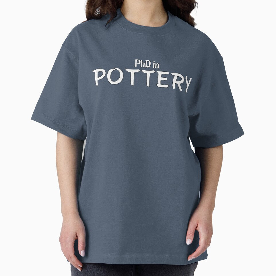 PhD in Pottery Graduation Hobby Birthday Celebration Gift by geekydesigner