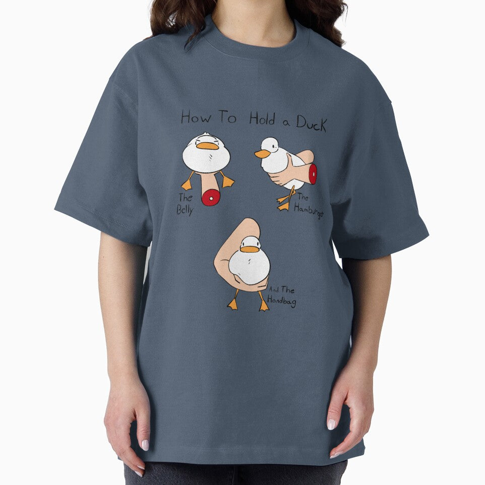 How to hold a duck/colored by Quackustrations