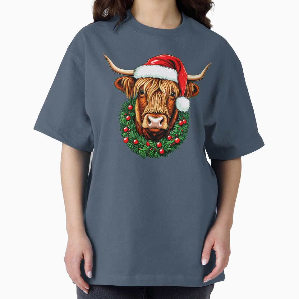 Christmas Highland Cow by wreckssy