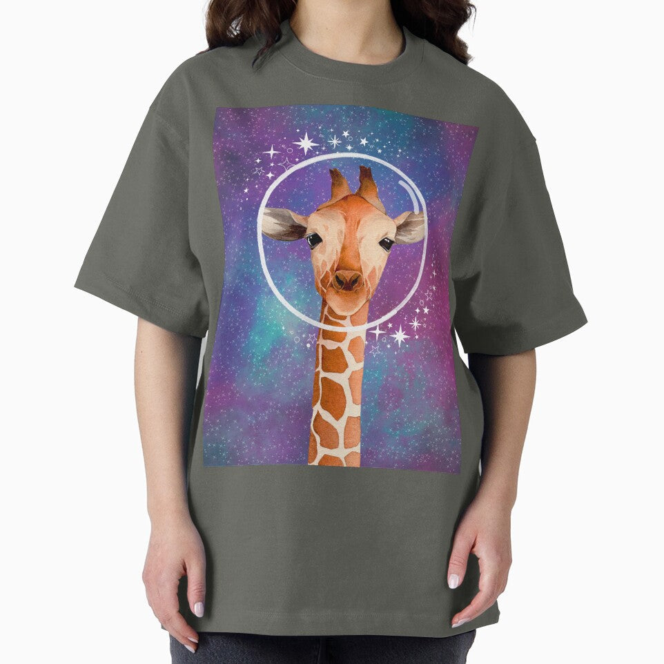 Space Giraffe with Helmet by CarefulCreation Unisex