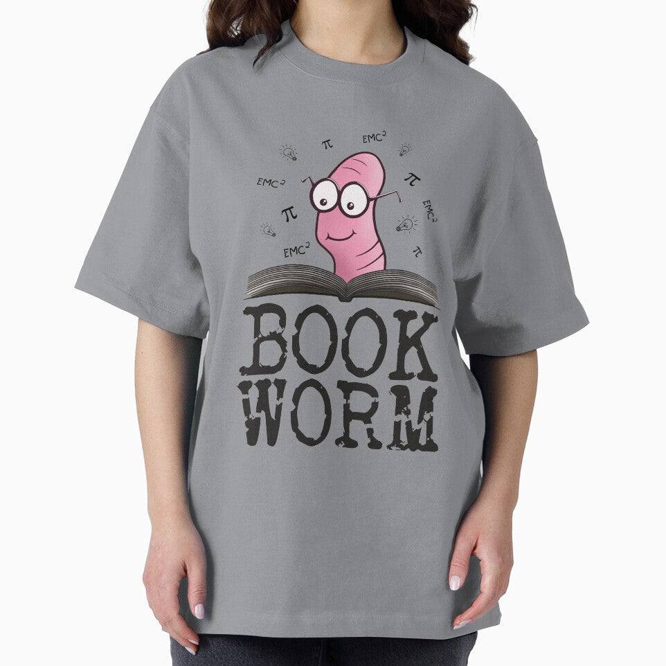 Book Lover Cute Book Worm Novelty Gift by T-minus