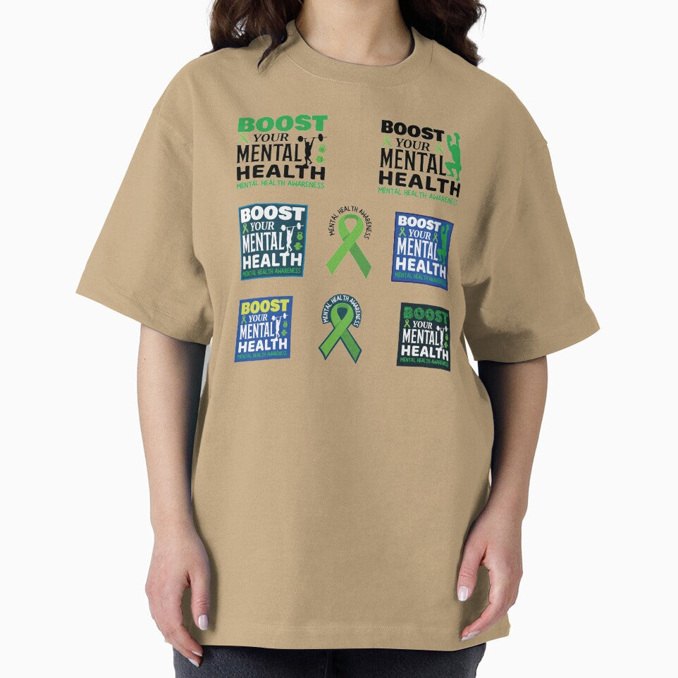 Mental Health Awareness - Boost Your Mental Health Stricker Pack by OwlCanvas