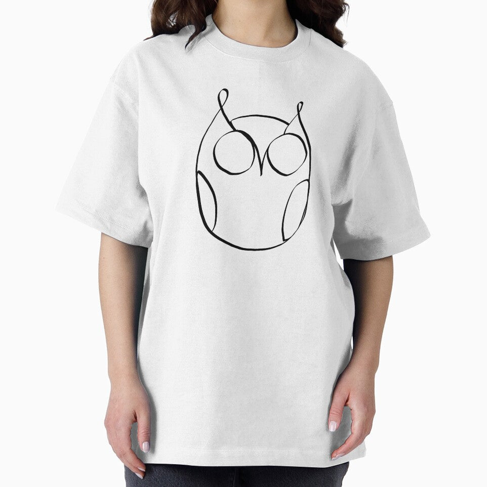 Owl Minimalist One Line Art by Heathermarie321