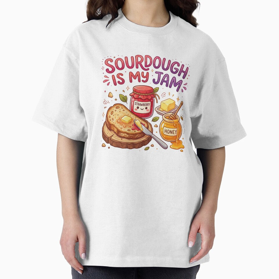 Sourdough Is My Jam Cute Funny Baker Design by Winarrts