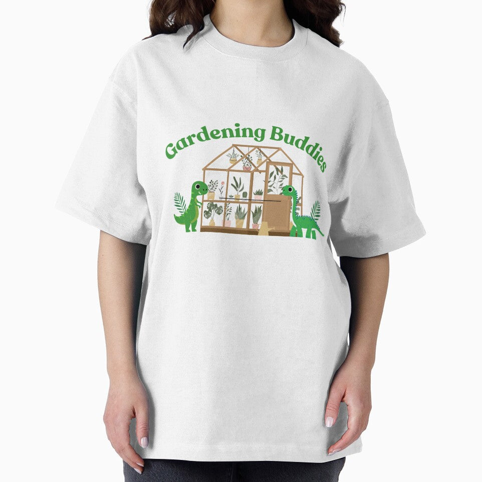 Gardening Buddies Dinosaur Gardening T-shirt by EOTees