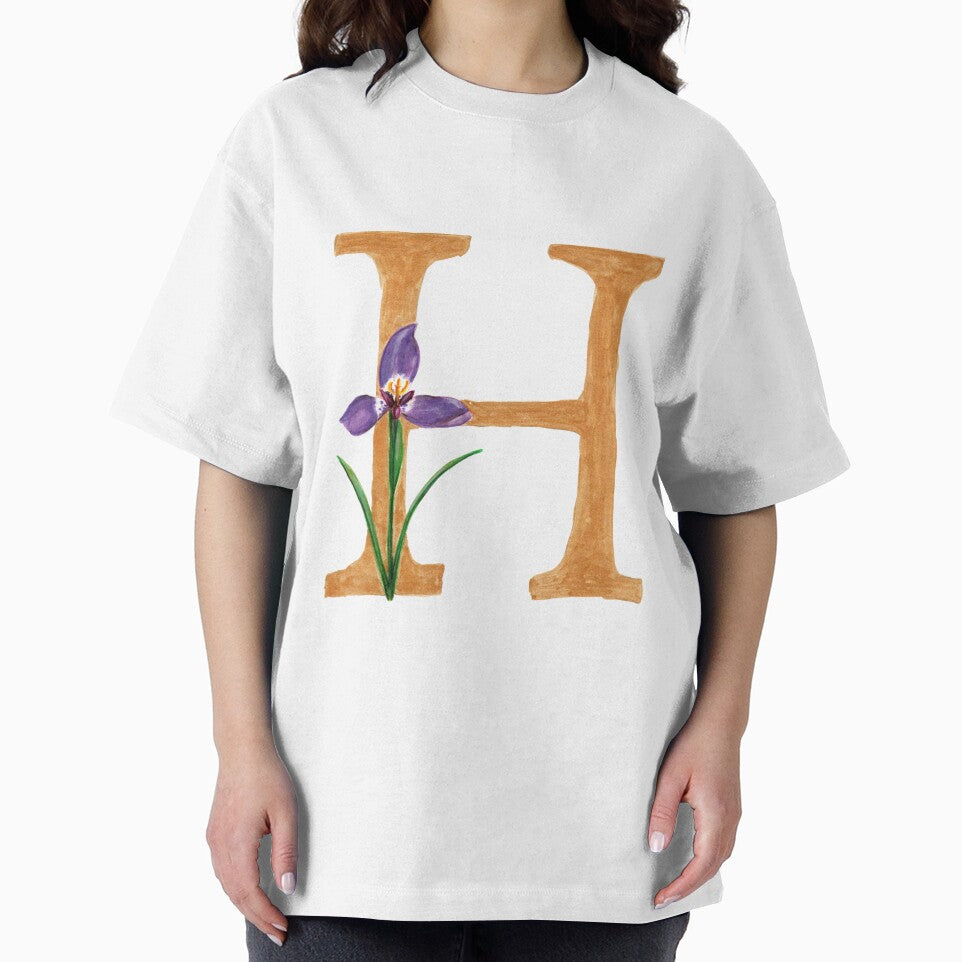 Floral Letter H by ninalatorre