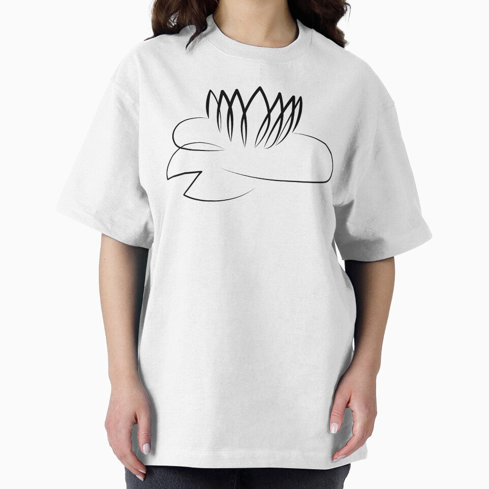Water Lily Minimal Art | One Line Drawing | One Line Art by One-Line-Artist