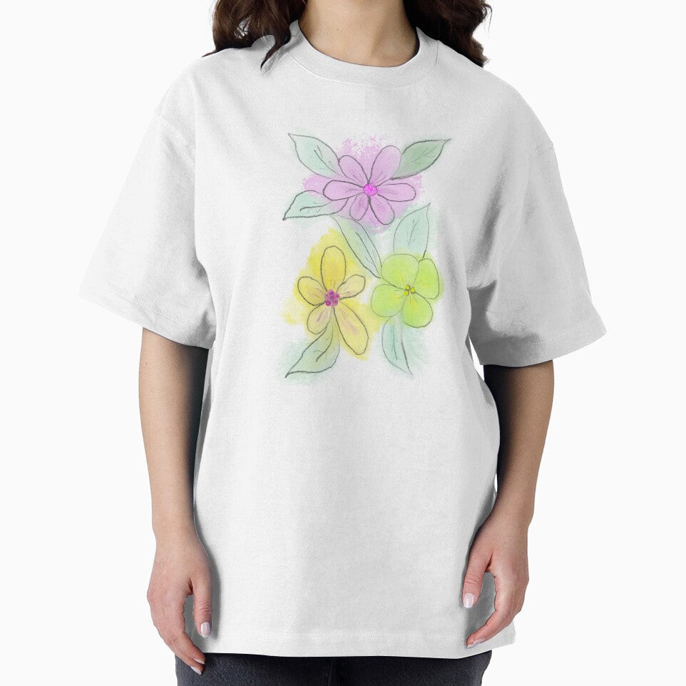 Pastel Hand Drawn Flowers by clounewcomb