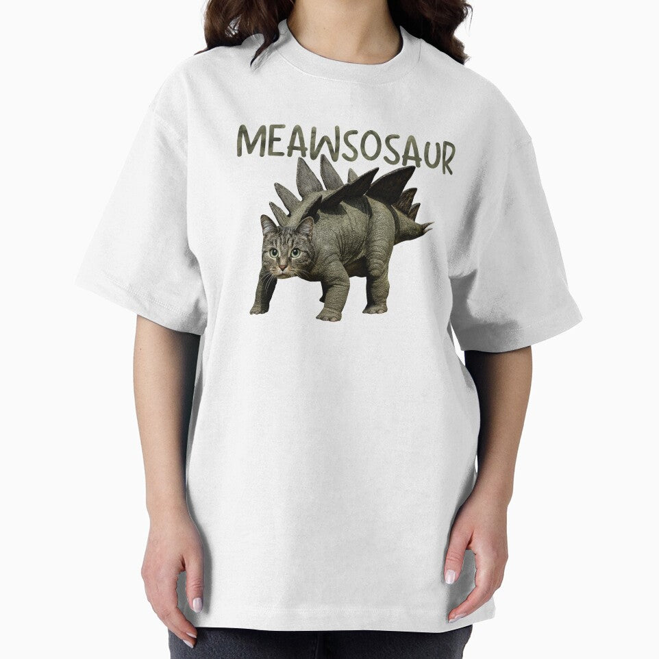 Funny Meawsosaur Cat by RebeccaLittlee
