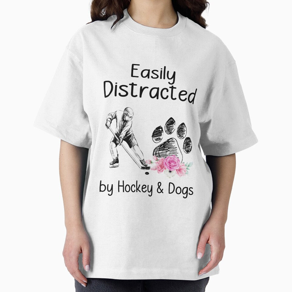 EASILY DISTRATED BY ICE HOCKEY AND DOG by KirstixCo