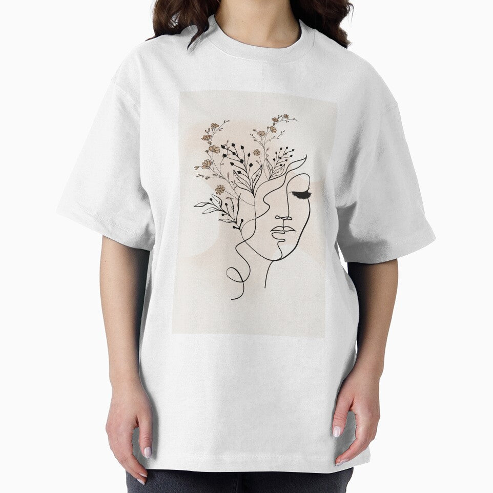 Woman Face Line Art by BUNDLEofNERVES
