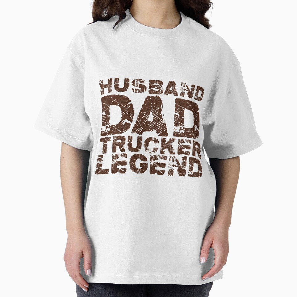 Husband Dad Trucker Legend #1 by aifuntime