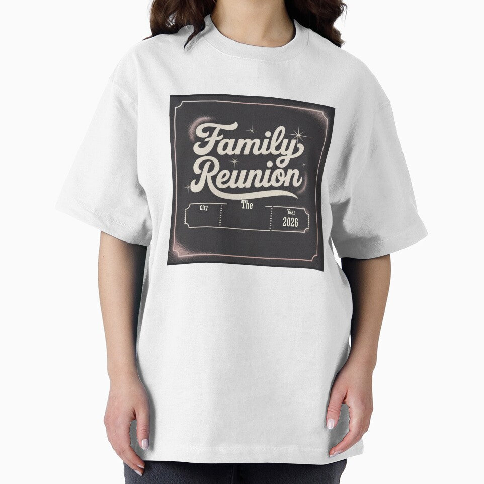Family Reunion Vintage Ticket Style Customizable City Name Year Matching Family Event Shirt Retro Reunion Tee by ShaBooBooBeh