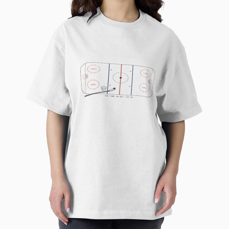 Six A.M. Ice Funny Hockey Rink Diagram Beer League Parent Design by SoulFlex