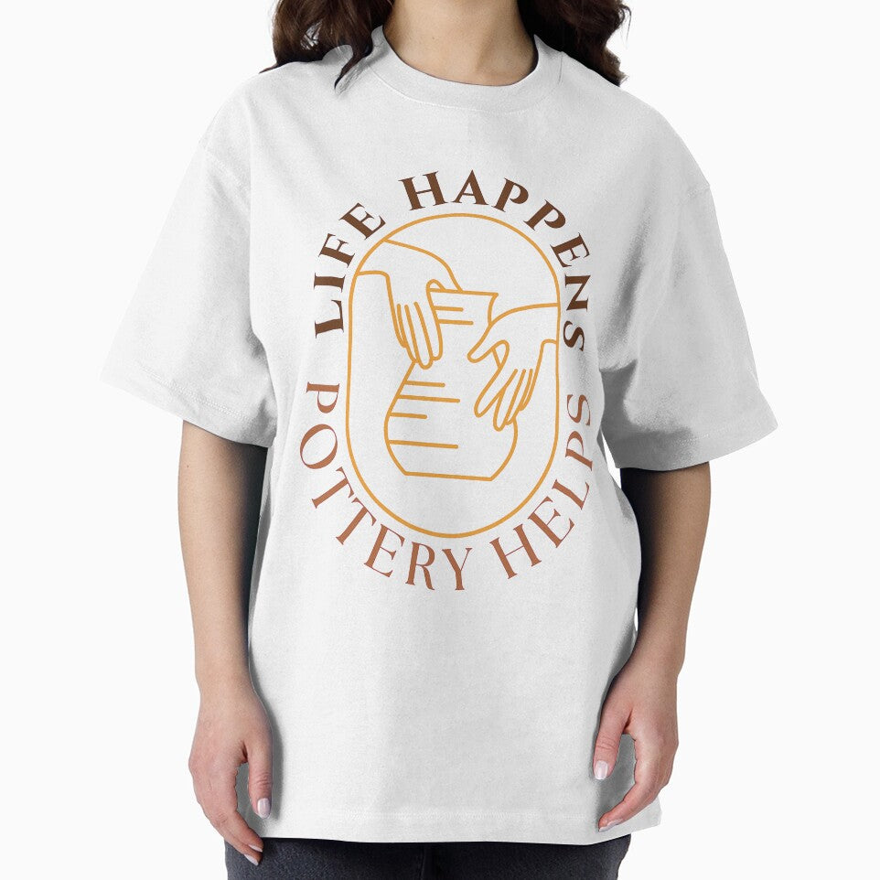 Life Happens Pottery Helps - Gifts for Pottery Lovers by Wiss2Arts
