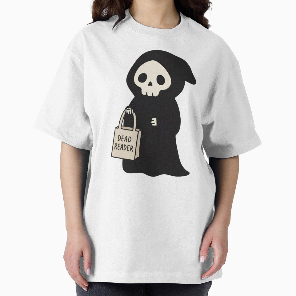 Dead Reader | Cute Grim Reaper Book Lover Halloween by wingoo22