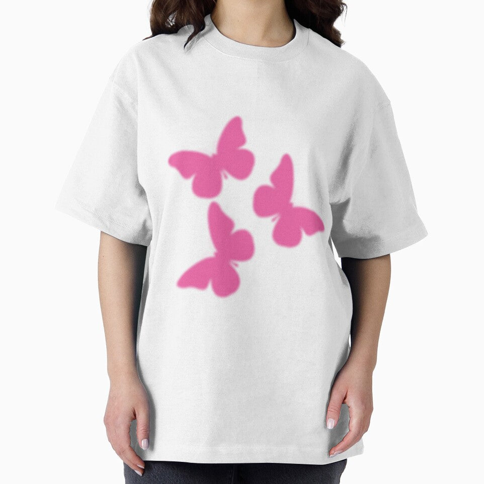 pink butterflies by itswallcraft