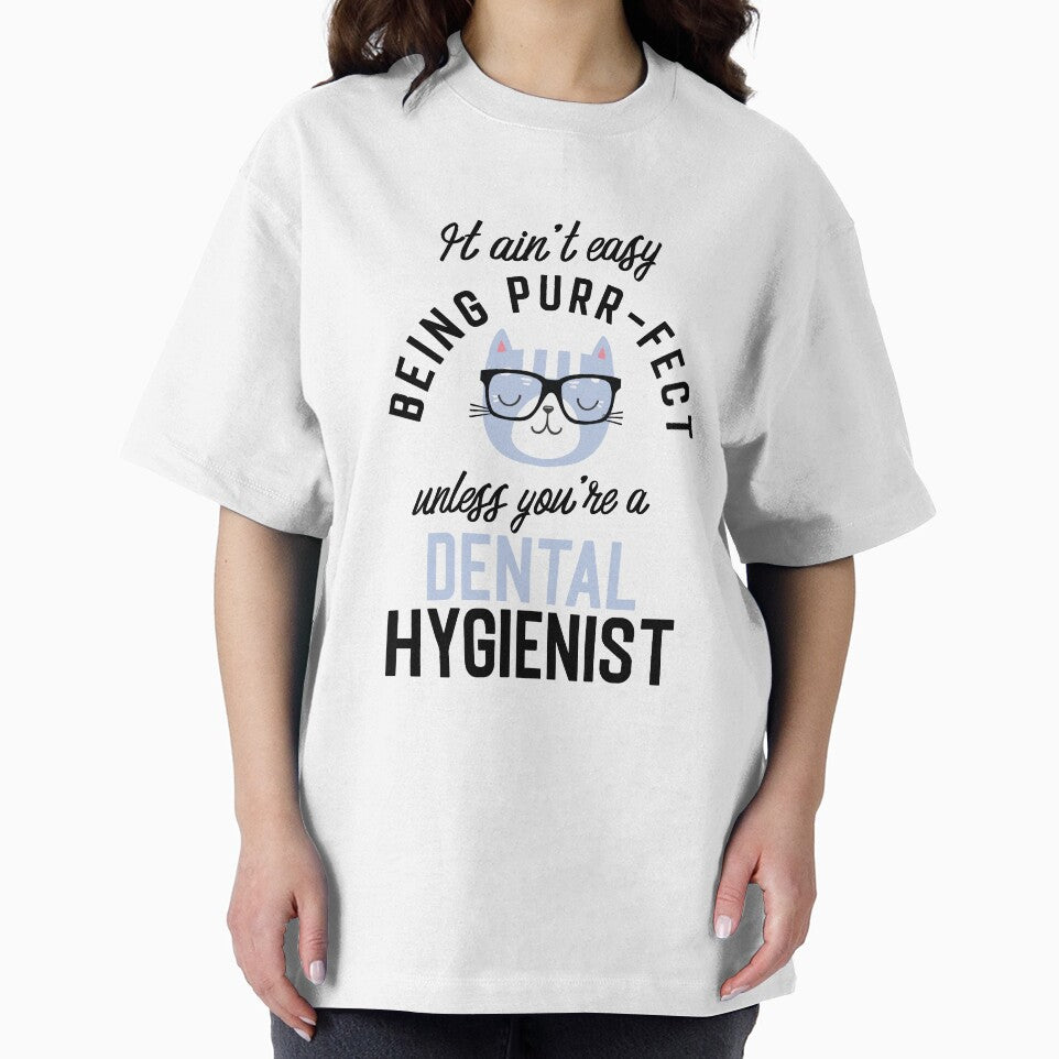 Dental Hygienist Cat Gifts for Cat Lovers - It ain't easy being Purr Fect by betternotes