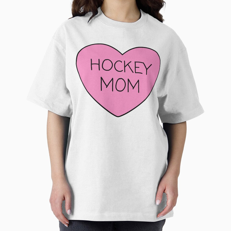 Hockey Mom Pink Heart by OscarAndOphelia