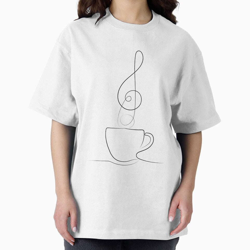 Coffee And Music One Line Art | One Line Artist | Minimal Art | One Line Art | Minimalist by One-Line-Artist