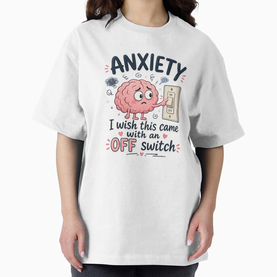 Anxiety Off Button by TiredMamaArt