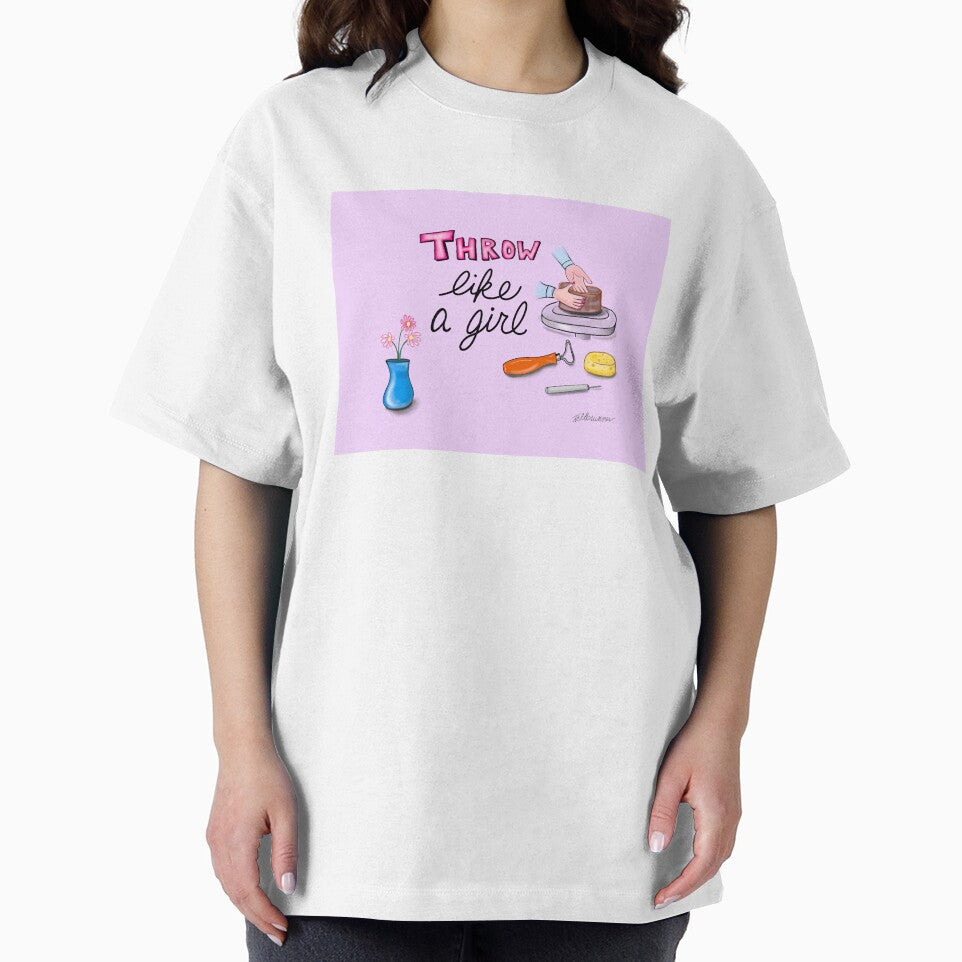 Throw Pottery Like a Girl by TinyChickPotter