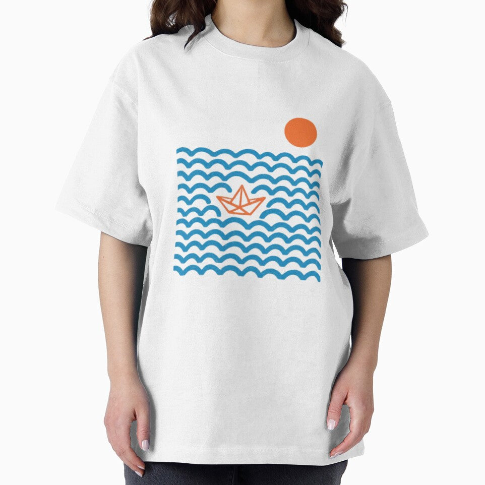 Ocean Waves Retro Vintage Summer Beach by HBDStudio
