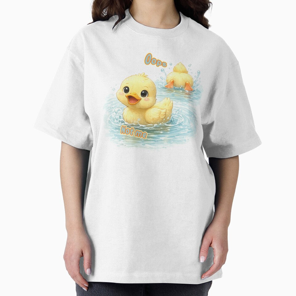 Oops Not Me – Funny Ducklings Illustration by DarojadNR