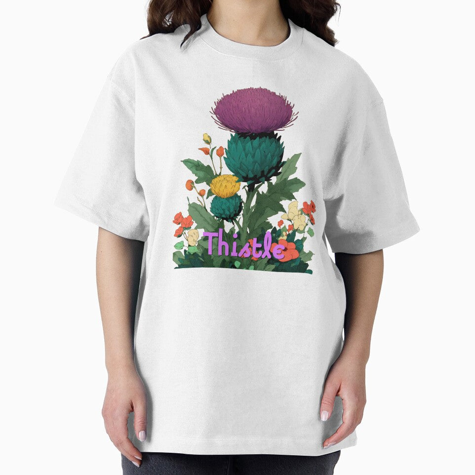 Thistle Bloom: Vibrant Botanical Charm by ForeverPrintsOK