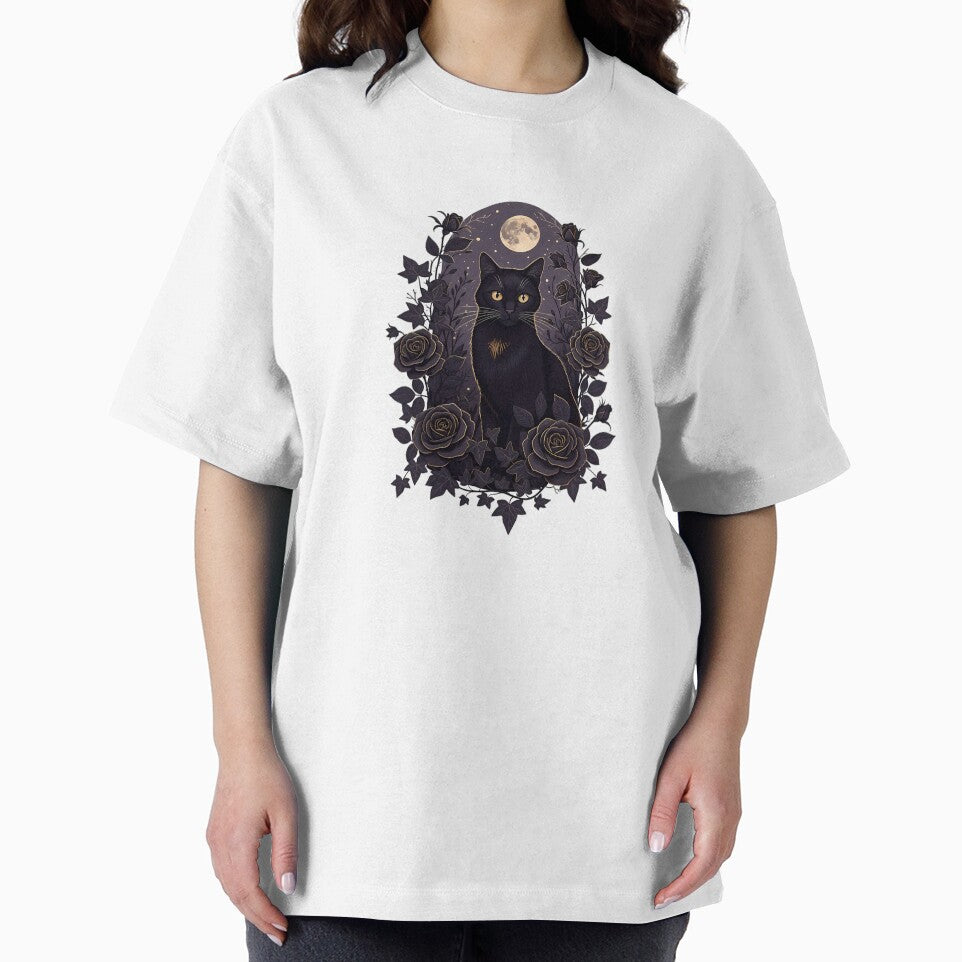 Gothic Garden Black Cat Gift by IllumeInk