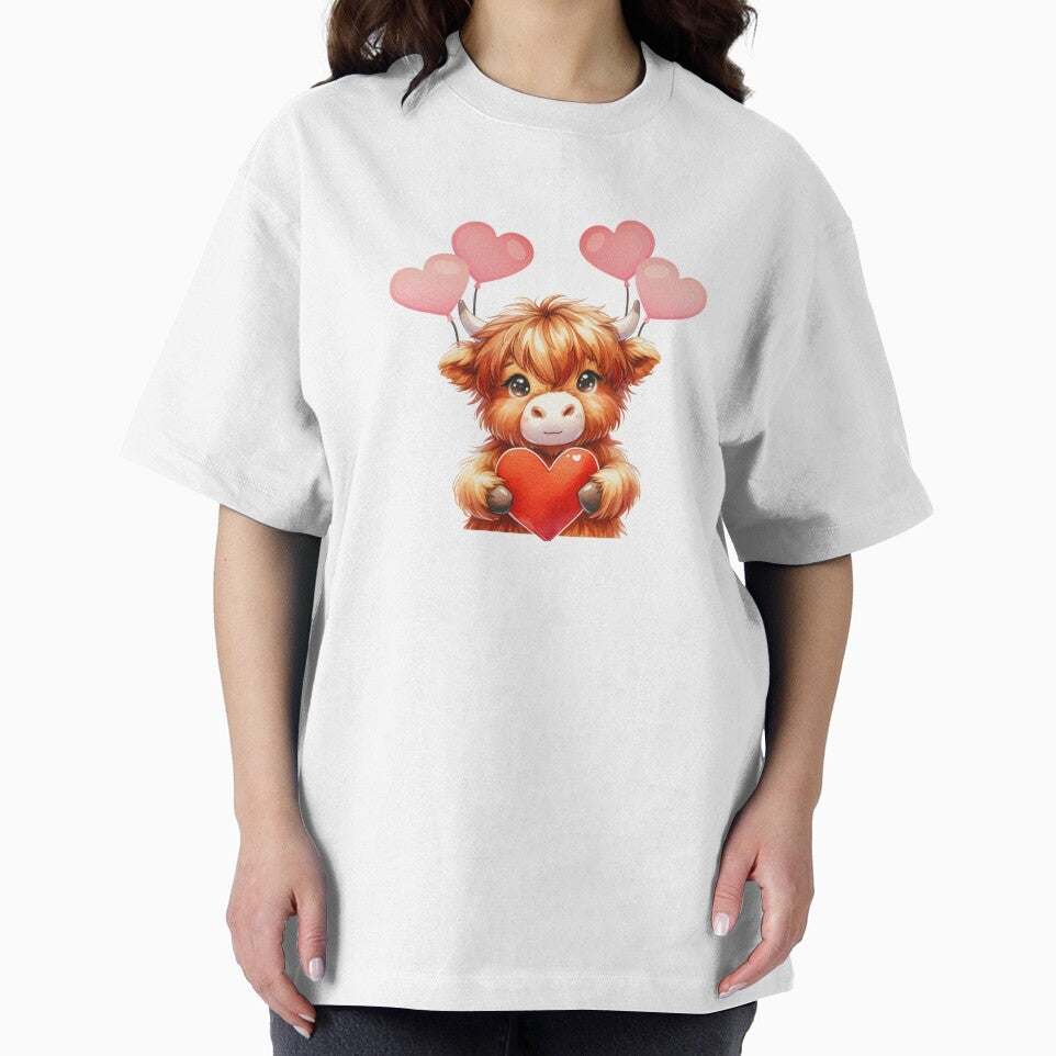 Baby Highland Cow Valentine by TheAnimalZ00