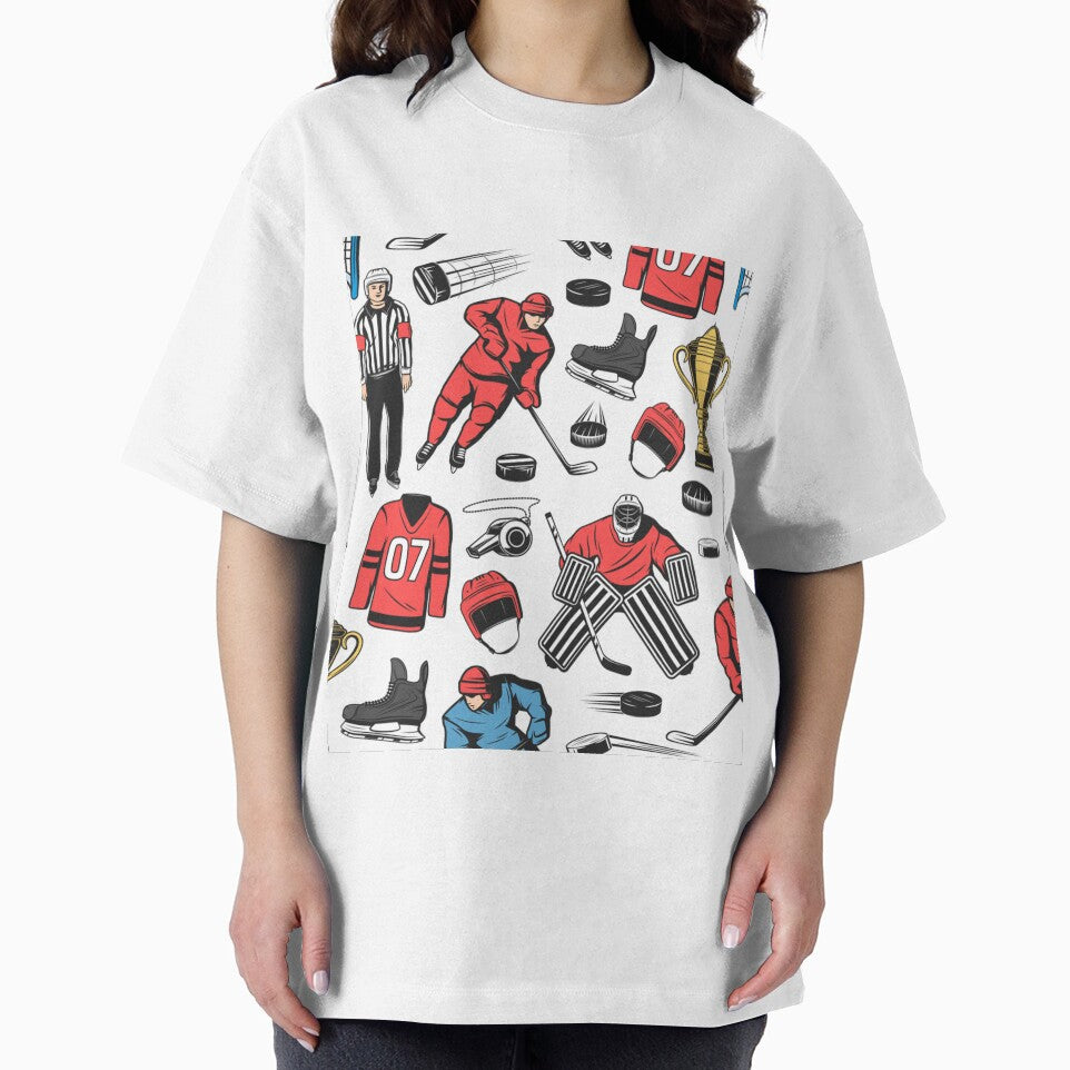 Ice Hockey Players On Rink by LucianaShop