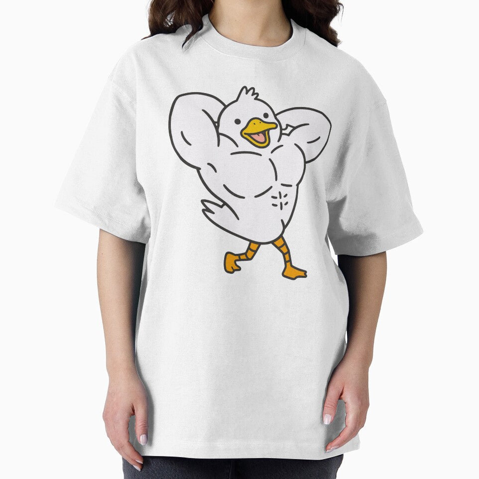 Funny Muscular Duck Flexing by HoloHugDesigns