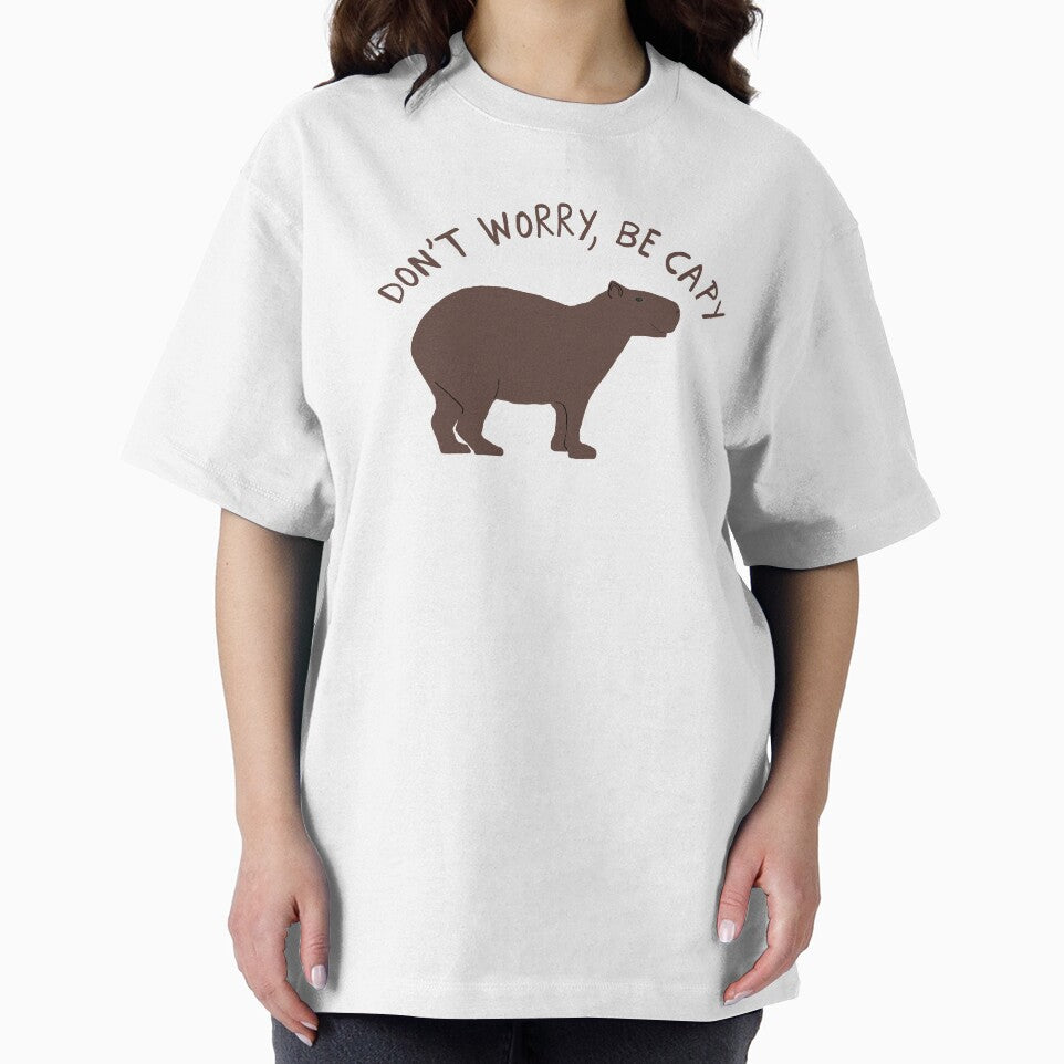 Don't Worry, Be Capy (Capybara) by Amy Hadden