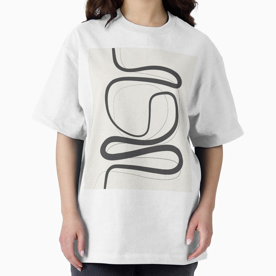 Minimalist Abstract Line Art 05-01 by PAPER MOON art & design