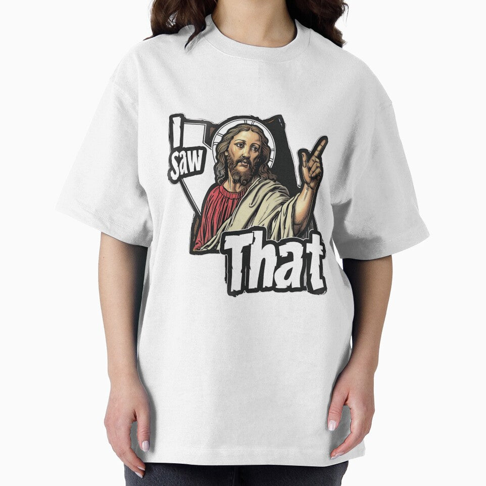 "I Saw That" Jesus Meme Sticker and T-shirt Collection by StickerHavenn
