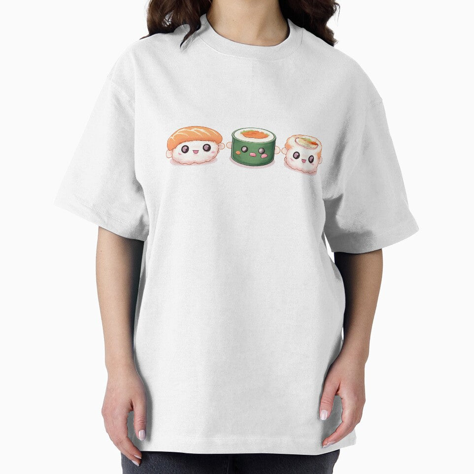 Kawaii Sushi Set Cute Japanese Food Sticker by DesignEG