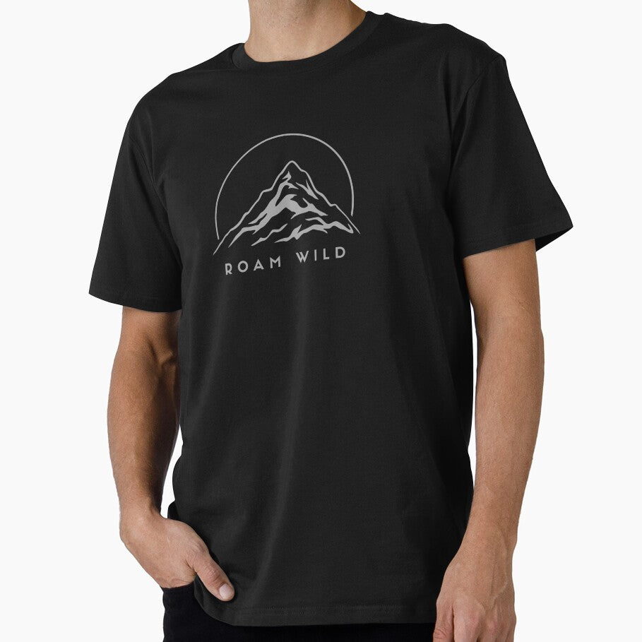 Roam Wild Mountain Design – Adventure & Freedom Aesthetic by Slow Vibes Designs Unisex