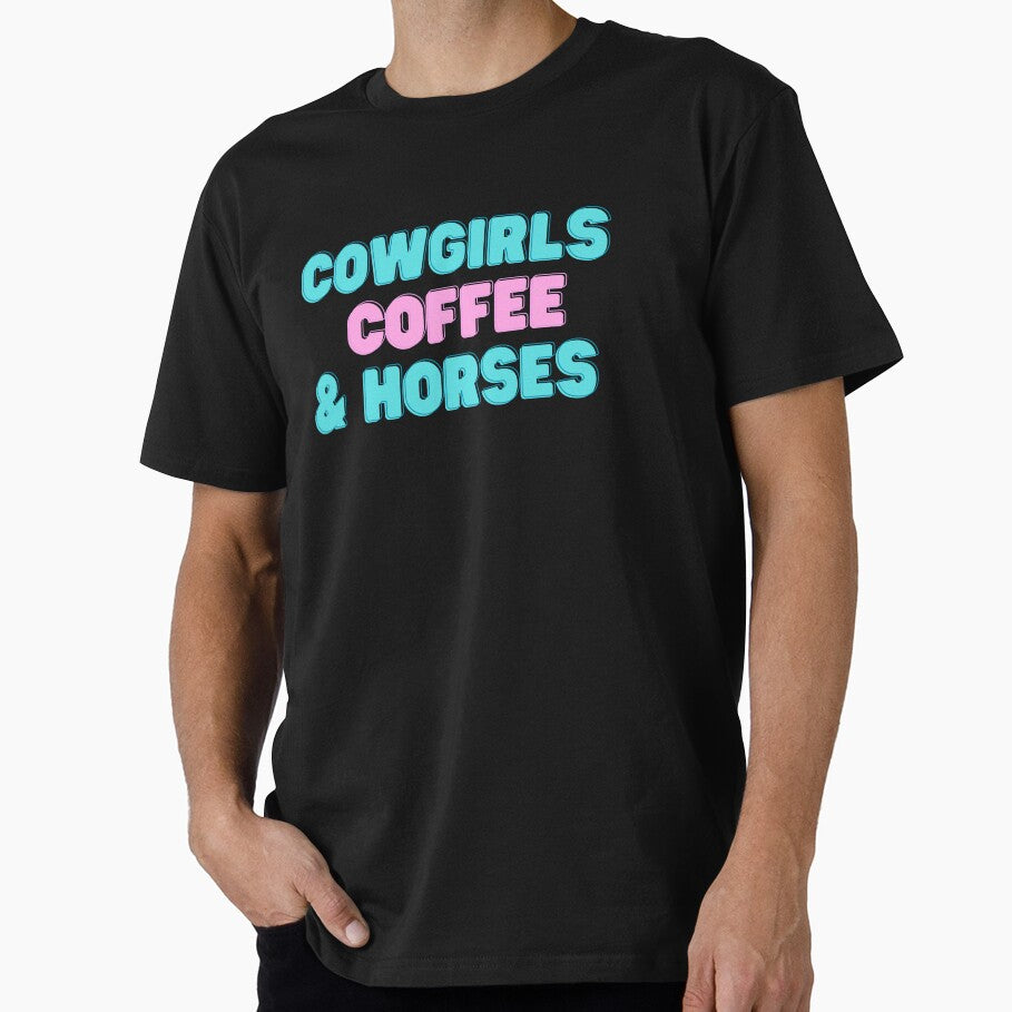 Cowgirls Coffee and Horses, Western Girls by Losthorsedesign