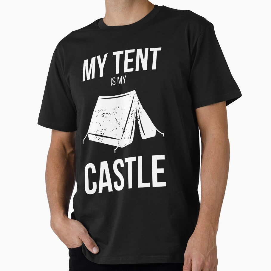 Camping Tent My Tent Is My Castle by OldSkullDesigns