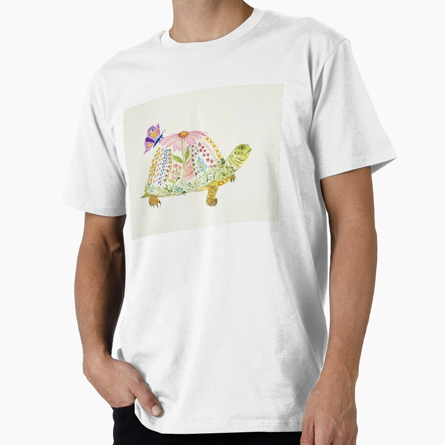 Hand drawn Flower Turtle by felixsshop