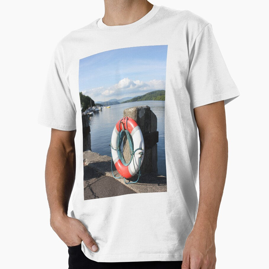 Lake Windermere, Life Ring at Shore by Kate Anderson Art
