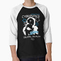 CYBERSPACE – White and blue astronaut on futuristic black background Y2K by Pics'Elle Creations