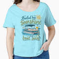 Fueled by Sunshine and Boat Sodas - Vintage Pontoon Boat Summer Lake Life by Bright08