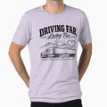 Driving Far Loving Far - Trucker Love Long Distance Semi Truck T-Shirt Design by Haque Designs