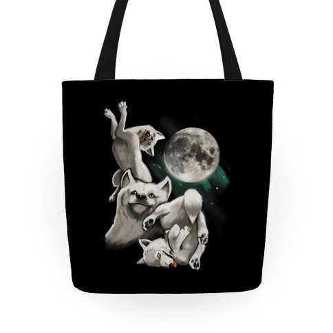 Three Wolf Moon Moon Tote Bag