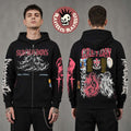 $uicideboy$ Greyday 2026 Tour Merch Grim Reaper Black Zip Up Hoodie