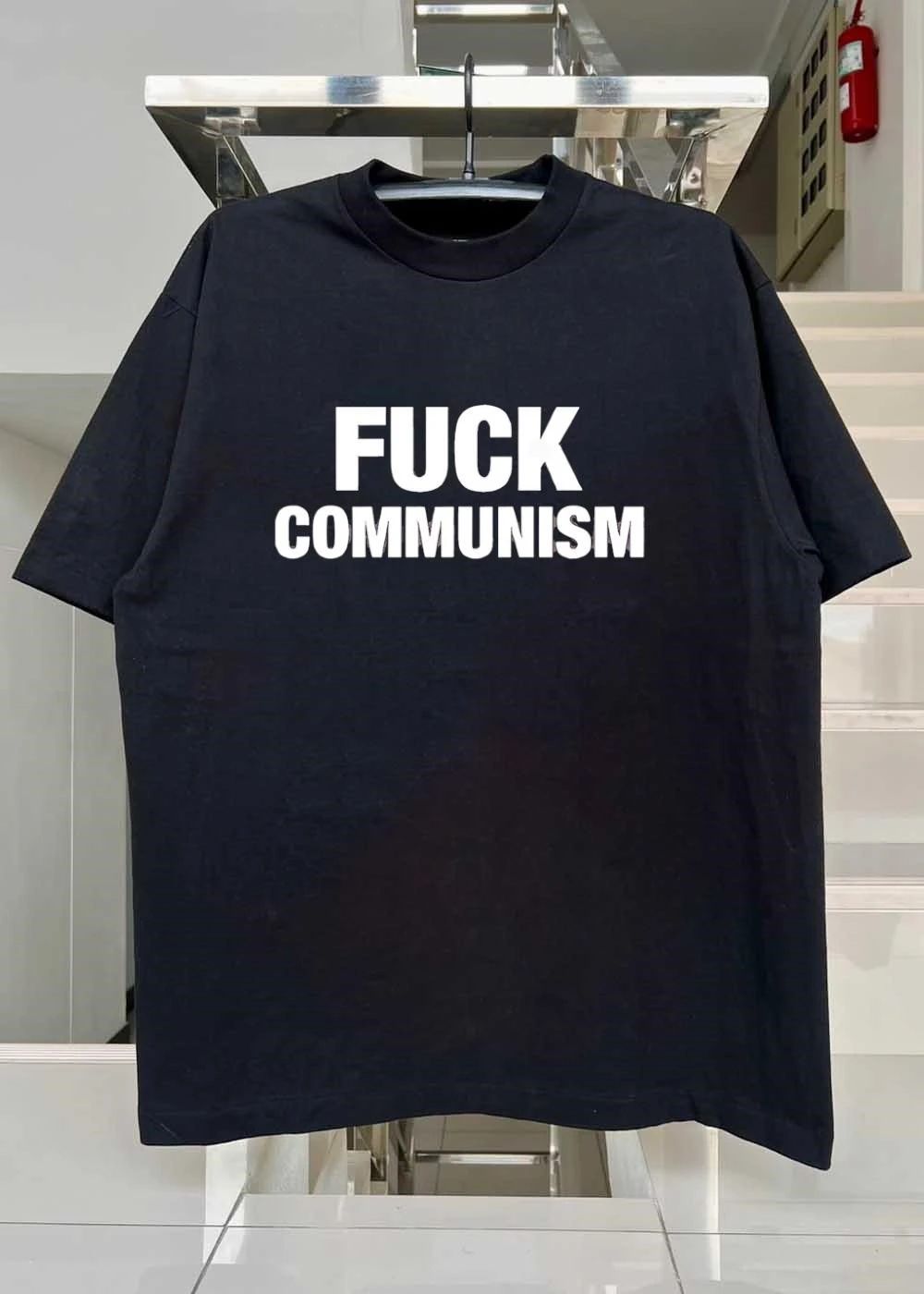 Anti-Communist Political Statement Fuck Communism T-Shirt
