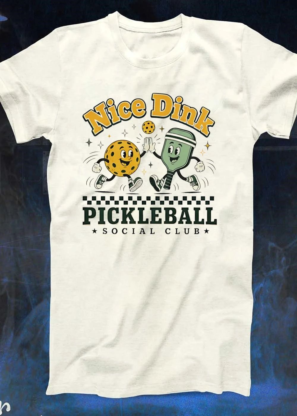 Pickleball Social Club Nice Dink High Five Retro Pickleball Shirt